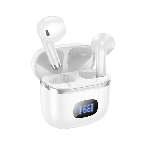 Наушники HOCO EQ1 Music guide true wireless BT headset White - фото 2
