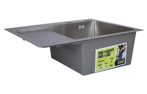 Кухонная мойка Lidz Handmade 3.0/1.0 мм H6350L LDH6350BRUL45588 - фото 2