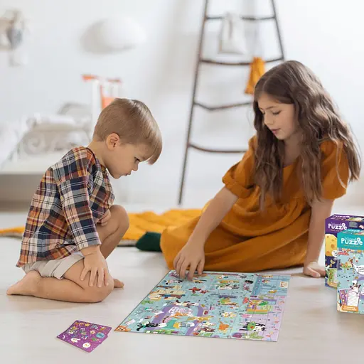 Дитячий пазл Шукай та знаходь "Котяче кафе" DoDo Toys 300667, 100 елементів - фото 7