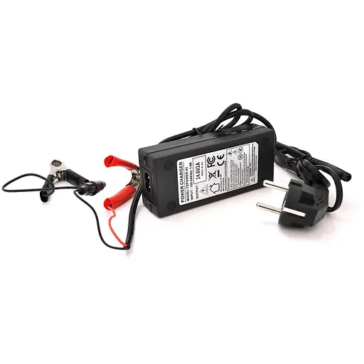 Зарядное устройство для Merlion для аккумуляторов LiFePO4 12V(14,6V),4S,2A-24W + крокодилы,OEM,Q70