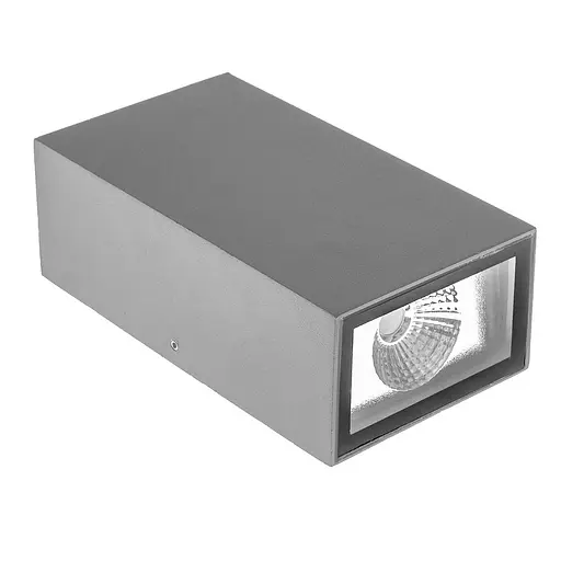 Подсветка Brille LED фасадная IP65 AL-220/2х3W NW COB GY