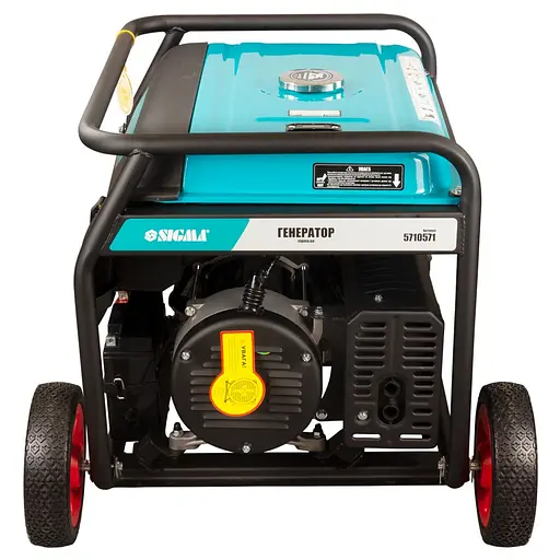Бензиновий генератор Sigma 8.5/9.0 кВт, однофазний, ручний/електро запуск (5710571) - фото 4