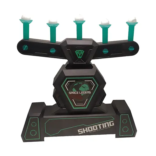 Воздушный тир 3362 светящийся в темноте, мягкие пули - фото 2