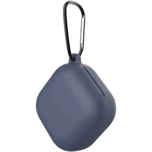 Чехол-накладка DK Silicone Candy Friendly карабин для Samsung Galaxy Buds Pro (R190) (011386) (dark blue) - фото 3