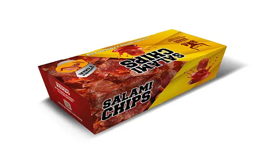 Набір Ch!arky Комбо м’ясні снеки "салямі чипси" з соусом барбекю 94 г - фото 2