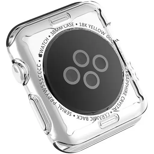 Чехол-накладка DK Silicone Face Case для Apple Watch 42mm (clear) - фото 3