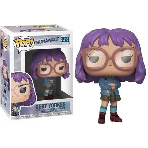 Фігурка Funko Pop Герт Йоркс Втікачі Marvel Runaways Gert Yorkes 10 см serial R GY 358 - фото 1