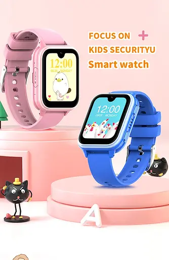 Смарт-часы-телефон детские Wonlex KT33 с камерой WI-FI GPS SIM-карта силиконовый ремешок Black (17774) - фото 7