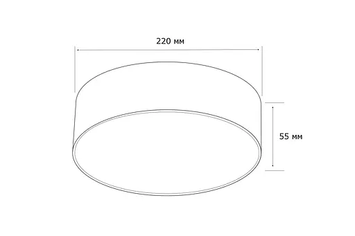 Стельовий світильник MJ-Light D001 20W WH 3000K - фото 2