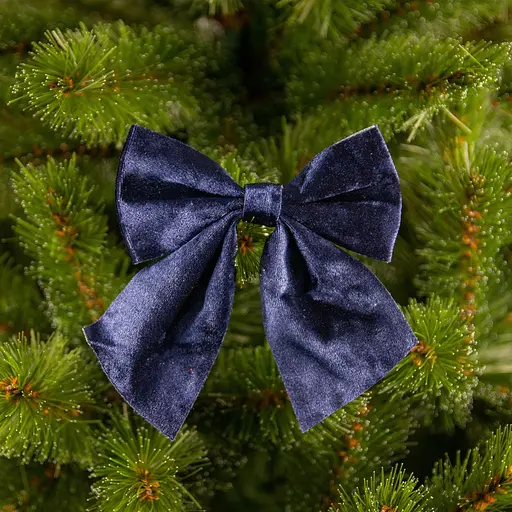 Бант декоративний Mica Decorations синій 13 см 2 шт. (1181194) - фото 2