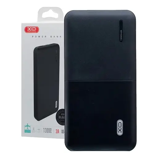 Портативний зовнішній акумулятор XO PB70 13000 mAh Power Bank (Чорний)