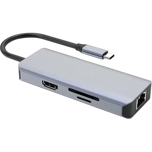 USB-хаб Proove Iron Link 6-in-1 (HBI700010004) [125131] - фото 2