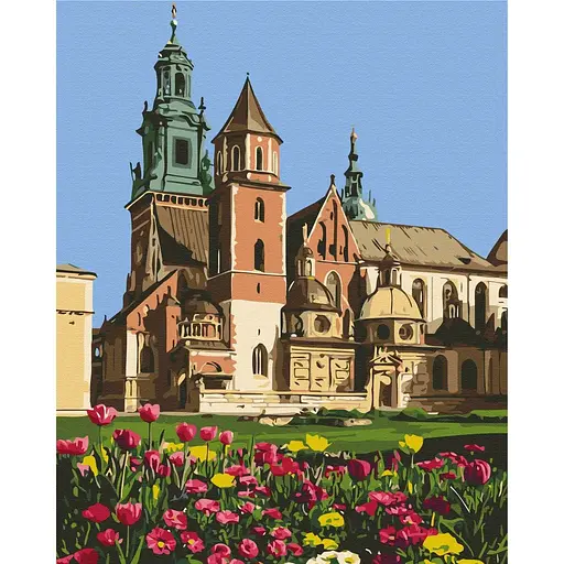 Картина по номерам на підрамнику Brushme Ваевельский собор - фото 1