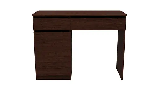 Стіл комп'ютерний Віто Ferrum-decor 750x1000x500 ДСП Венге Магія 16 мм (FRD-104826)