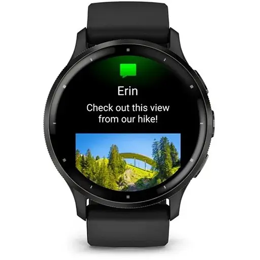 Смарт-часы Garmin Venu 3 Slate Stainless Steel Bezel with Black Case and Silicone Band 010-02784-51 - фото 4