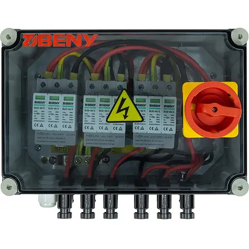 Коммуникационная коробка PV, DC 3 входа – 3 выхода, IP66