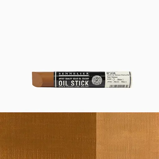Фарба олійна у формі пастелі Sennelier Oil Stick, 38 мл, S1, Сієна натуральна (Raw sienna) - фото 2