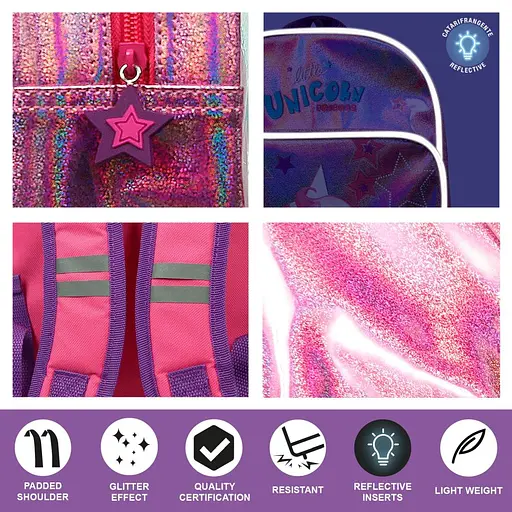 Детский рюкзак Perletti Kids Unicorn (розовый) - фото 5