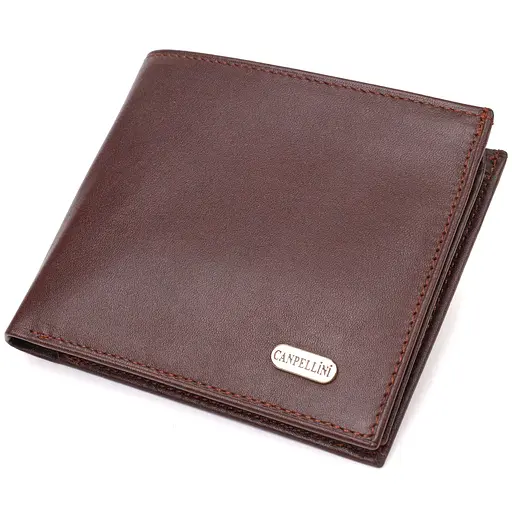 Мужской кожаный кошелек Canpellini 11х9.5х2 см acs0025674 - фото 1