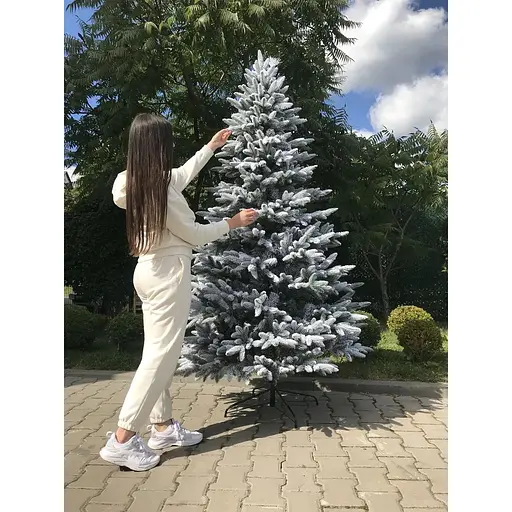 Елка Hvoya Classic Mix 220 см литая заснеженная - фото 7