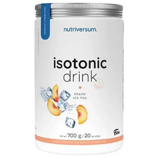 Добавка дієтична Nutriversum IsotonDrink персиковий холодний чай 700 г - фото 1