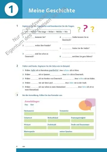 Pluspunkt Deutsch - Leben in Österreich A2. Arbeitsbuch mit Audio-mp-3 Download und Lösungen - фото 3