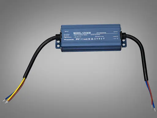 Блок живлення 12В, для підключення LED стрічки, 28Вт, 2.33А - фото 1