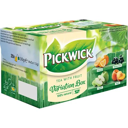 Чай чорний Pickwick Асорті зі шматочками фруктів 30 г (20 шт. х 1.5 г) - фото 2