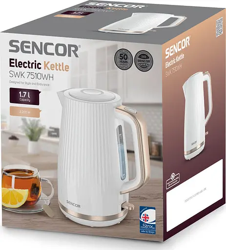 Електрочайник Sencor SWK 7510WH - фото 3