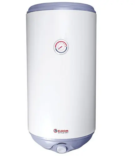 Водонагреватель Eldom STYLE 120 л, 2 кВт, мокрый ТЭН, вертикальный, цилиндрический, белый (72266W) - фото 1