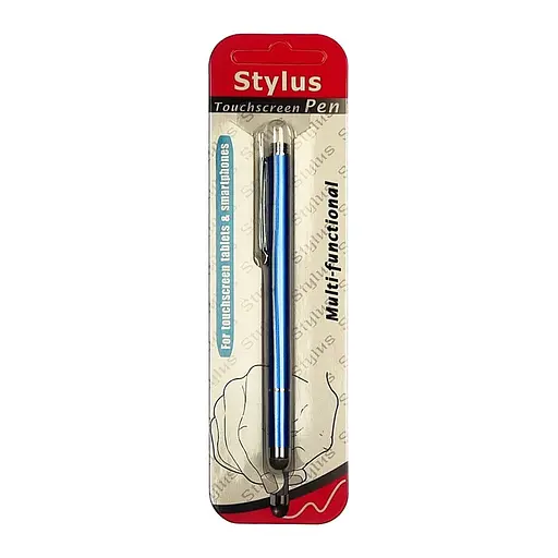 Стилус ємнісний, високоточний Jot Pro зі знімною мікро-волоконною насадкою, алюмінієвий, синій - фото 4