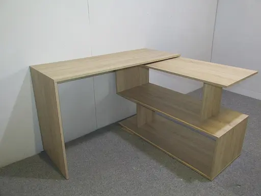 Стіл комп'ютерний поворотний з полицями М-ЗОН Джеко 1200 Німфея Альба (MZN-031031) - фото 12