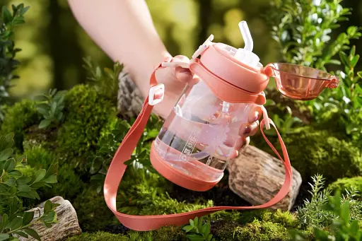 Пляшка для води дитяча Ardesto Llama 0.5 л рожева (AR2250PL) - фото 2