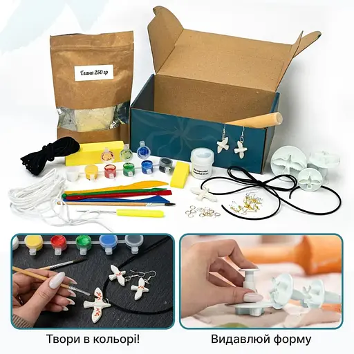 Большой набор для создания украшений "Птицы" Alexes GL-008 из пластической глины - фото 3