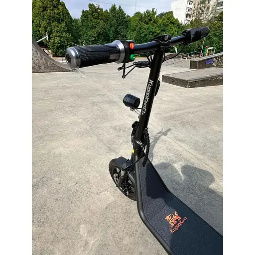 Электросамокат с сиденьем Kugoo C1+ PLUS (1000W 18Ah) Черный - фото 7