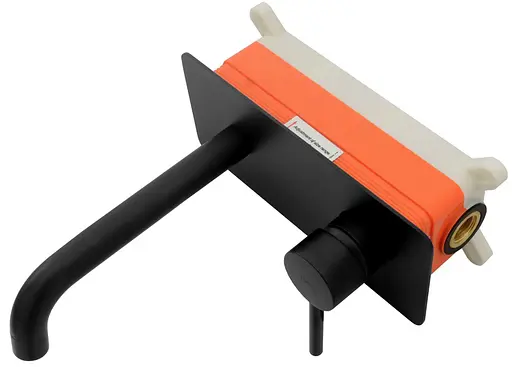 Змішувач для умивальника Rea Viva black чорний прихованого монтажу (настінний) REA-B0231 Чорний матовий - фото 2