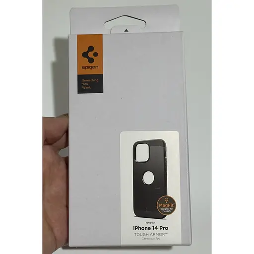 Оригінальний протиударний чохол Spigen Tough Armor для Iphone 14 Pro (6.1") Black ACS04985 - фото 6