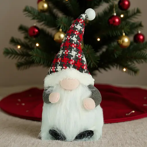 Прикраса декоративна Qingdao Article LED Гном бородатий 32 см в асортименті - фото 2