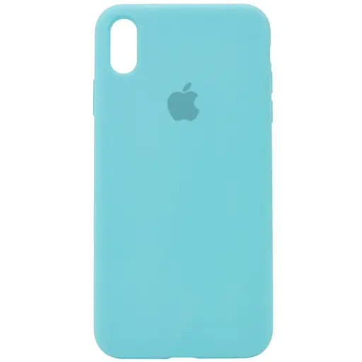 Чехол Silicone Case Full Protective AA для Apple iPhone XS Max 6.5 Бирюзовый/Marine Green