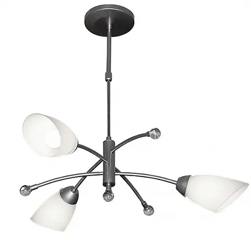 Люстра подвесная Brille E14 60W GY (BR-409S/3)