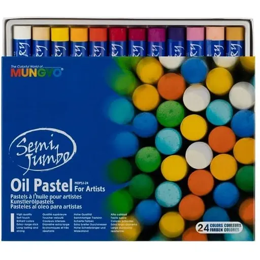 Пастель олійна Mungyo Semi Jumbo професійна 24 кольори - фото 1