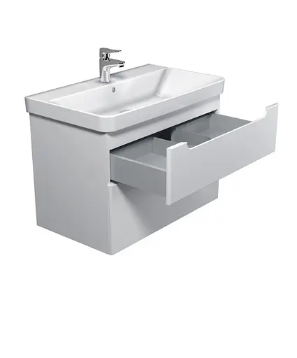 Тумба Мойдодир Malaga 80-A Білий з умивальником Vivace 80 Білий - фото 2