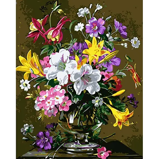 Картина за номерами "Квітковий салют" 504028-NC 40х50 см