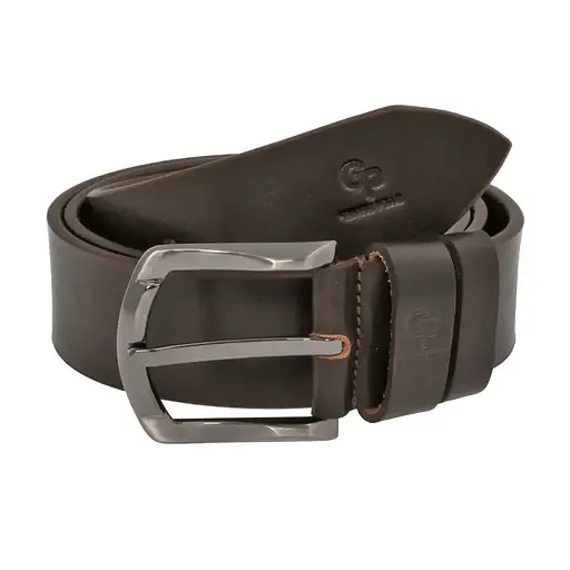 Ремінь шкіряний Grande Pelle коричневий  120х4х0.5 см acs0032045 - фото 2