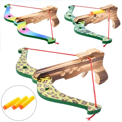 Арбалет, TD2023135, 29 см, мягкие пули-присоски, 3 шт. (в ассортименте) - фото 2