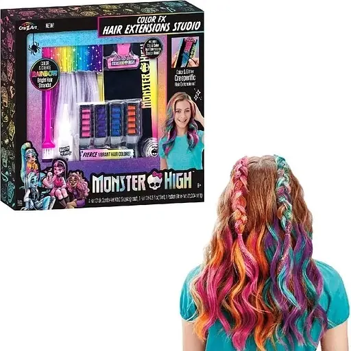 Набор для творчества Cra-Z-Art Monster High Colour FX Студия наращивания волос (72234CRA) - фото 2