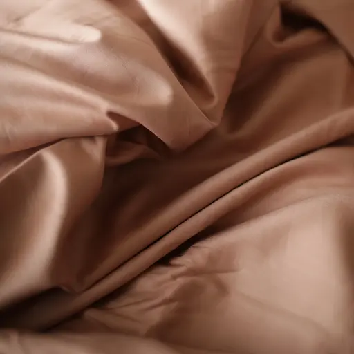 Комплект постельного белья сатин 100% хлопок персиковый Peach - двухспальный - фото 4