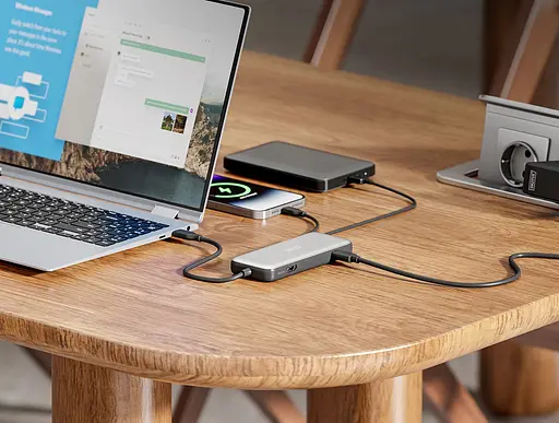 Digitus Док-станция USB-C > HDMI/2xUSB-A/USB-C/SD/MicroSD/RJ54 - фото 8