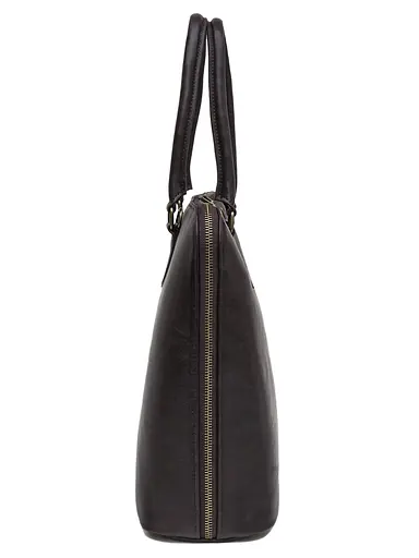 Женская кожаная сумка Newery 41.5х29.5х12 см sum0023160 - фото 5