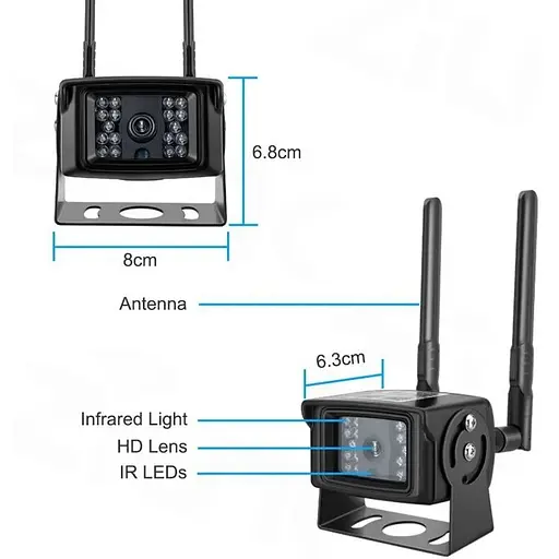 Камера відеоспостереження Zlink DH48H-5Mp 4G вулична під SIM картку 5 Мегапікселів (100471) - фото 4